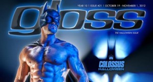 Jake Genesis as Batman in the upcoming issue of Gloss Magazine