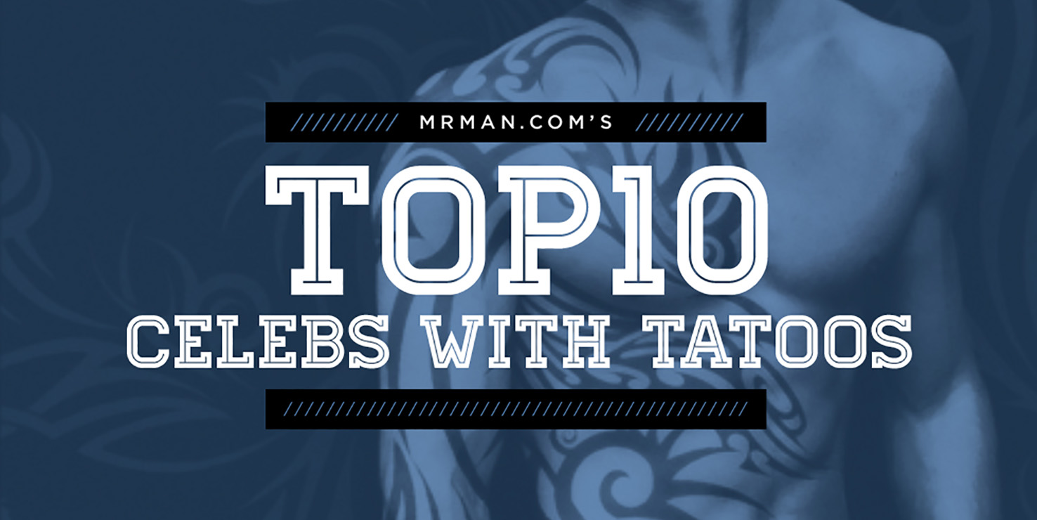 Top 10 Male Celebs with tattoos