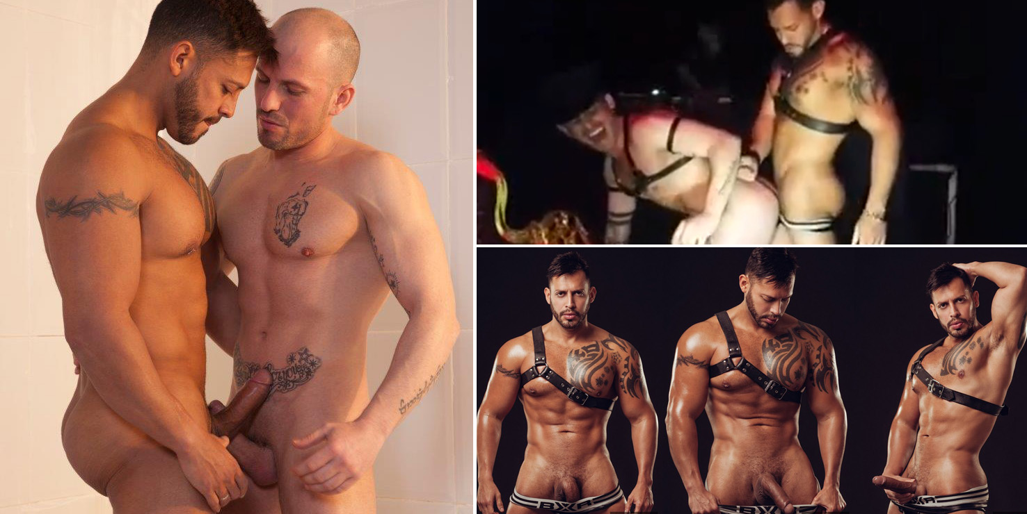 Viktor Rom and Max Duran live sex show in Spain [VIDEO]